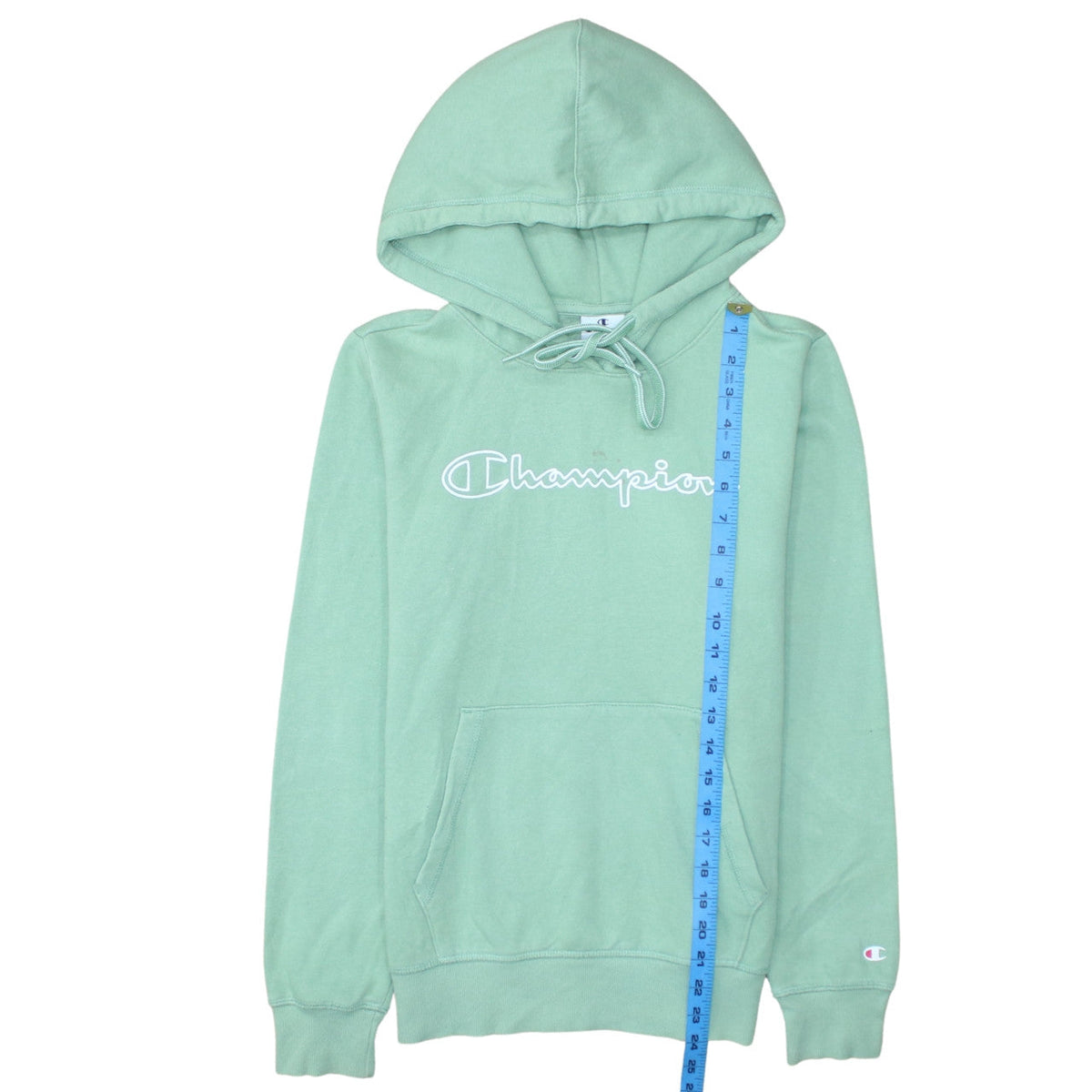 Womens UK Size M Champion Green Pullover Hoodie
