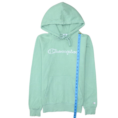 Womens UK Size M Champion Green Pullover Hoodie