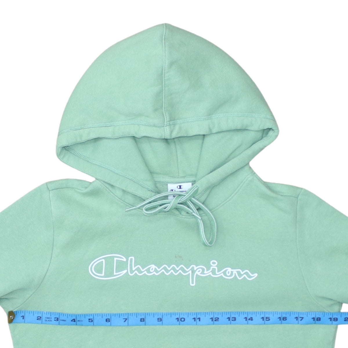 Womens UK Size M Champion Green Pullover Hoodie