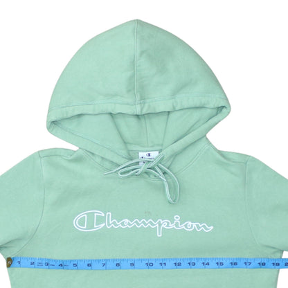 Womens UK Size M Champion Green Pullover Hoodie
