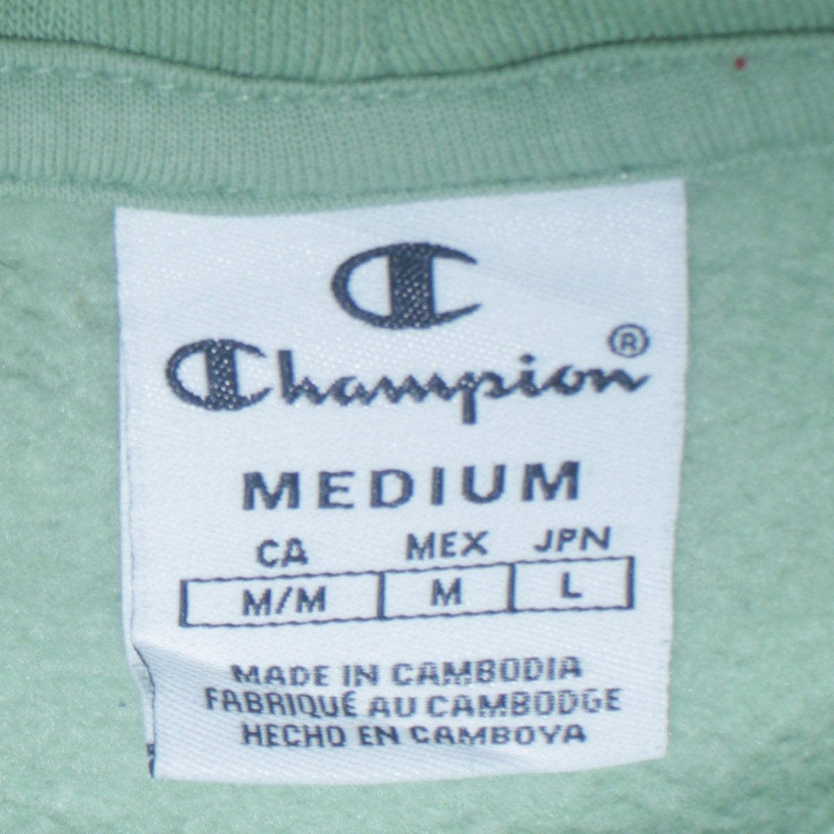 Womens UK Size M Champion Green Pullover Hoodie