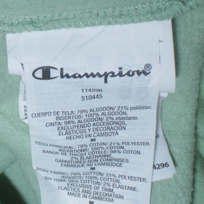 Womens UK Size M Champion Green Pullover Hoodie