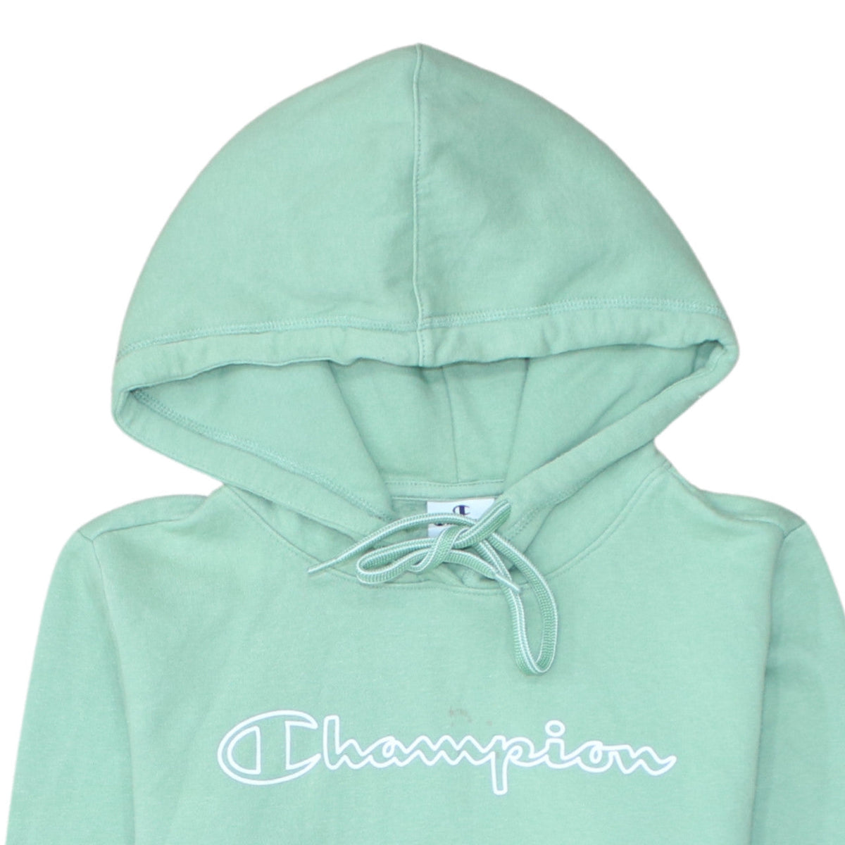 Womens UK Size M Champion Green Pullover Hoodie