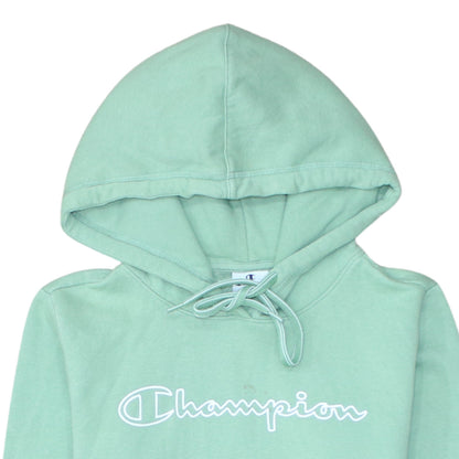Womens UK Size M Champion Green Pullover Hoodie