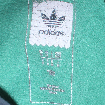 Adidas Men's Green Floral Logo Pullover Hoodie Size M