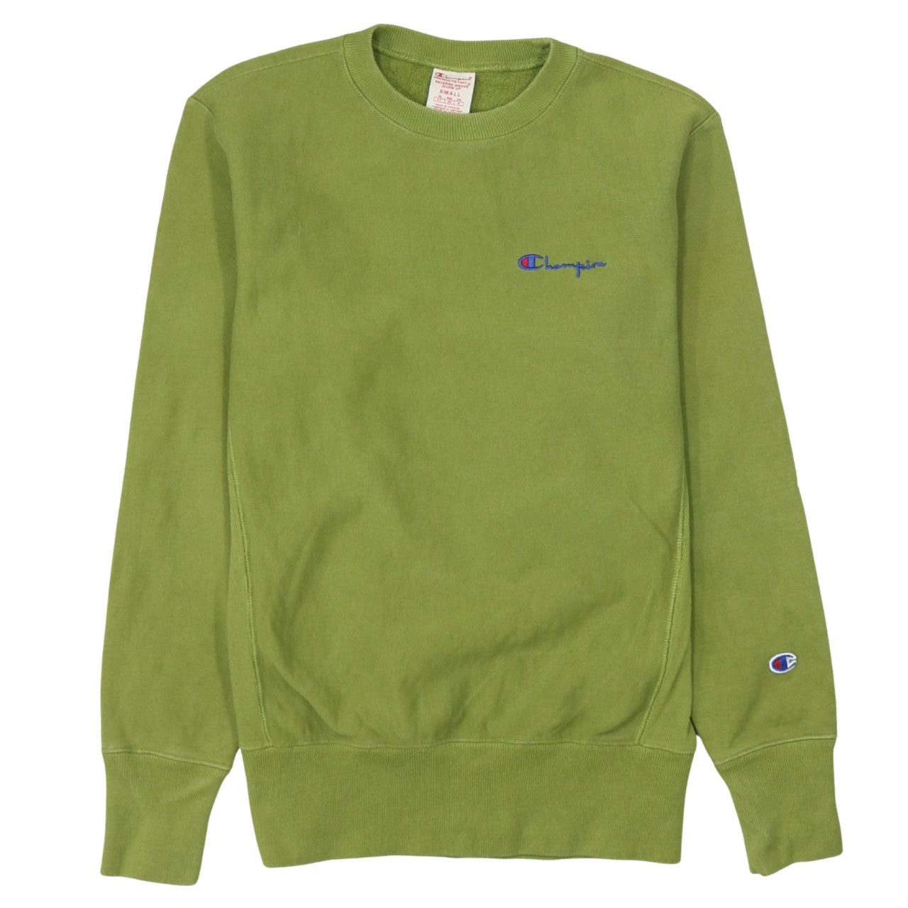 Mens UK Size S Champion Green Pullover Sweatshirt