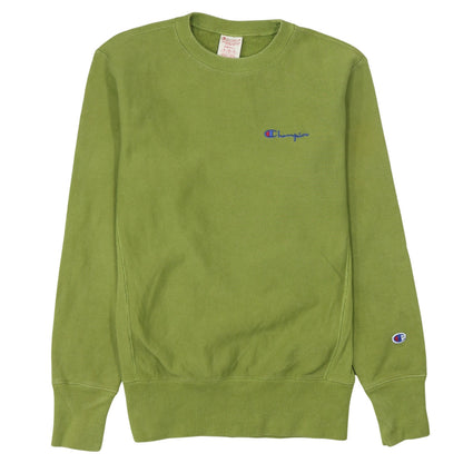 Mens UK Size S Champion Green Pullover Sweatshirt