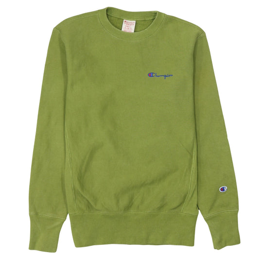Mens UK Size S Champion Green Pullover Sweatshirt