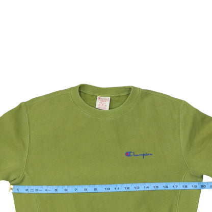 Mens UK Size S Champion Green Pullover Sweatshirt