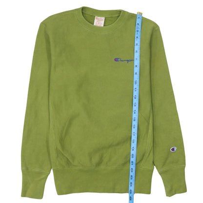 Mens UK Size S Champion Green Pullover Sweatshirt