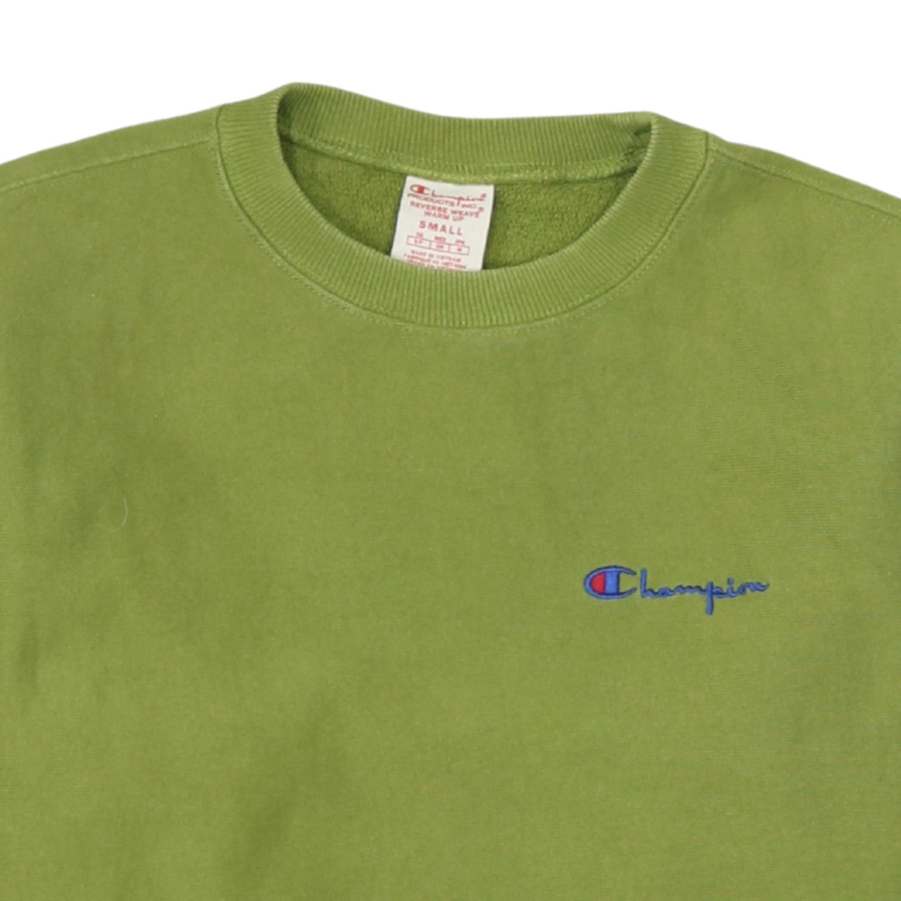 Mens UK Size S Champion Green Pullover Sweatshirt