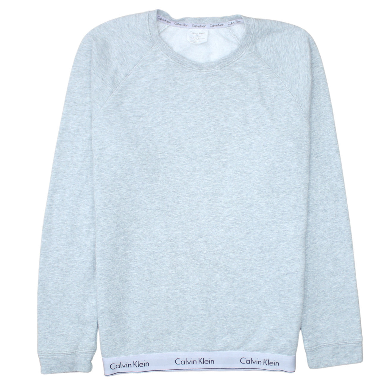 Womens UK Size M Calvin Klein Grey Pullover Sweatshirt