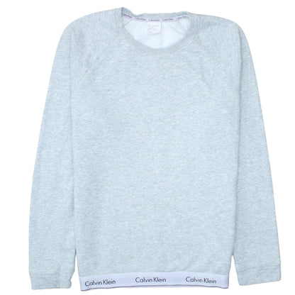Womens UK Size M Calvin Klein Grey Pullover Sweatshirt
