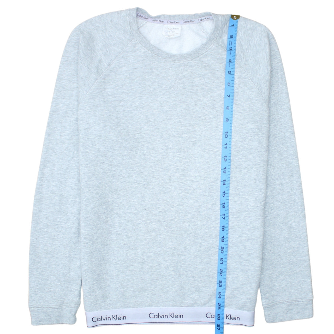Womens UK Size M Calvin Klein Grey Pullover Sweatshirt