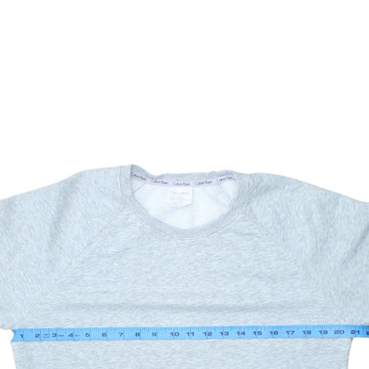 Womens UK Size M Calvin Klein Grey Pullover Sweatshirt