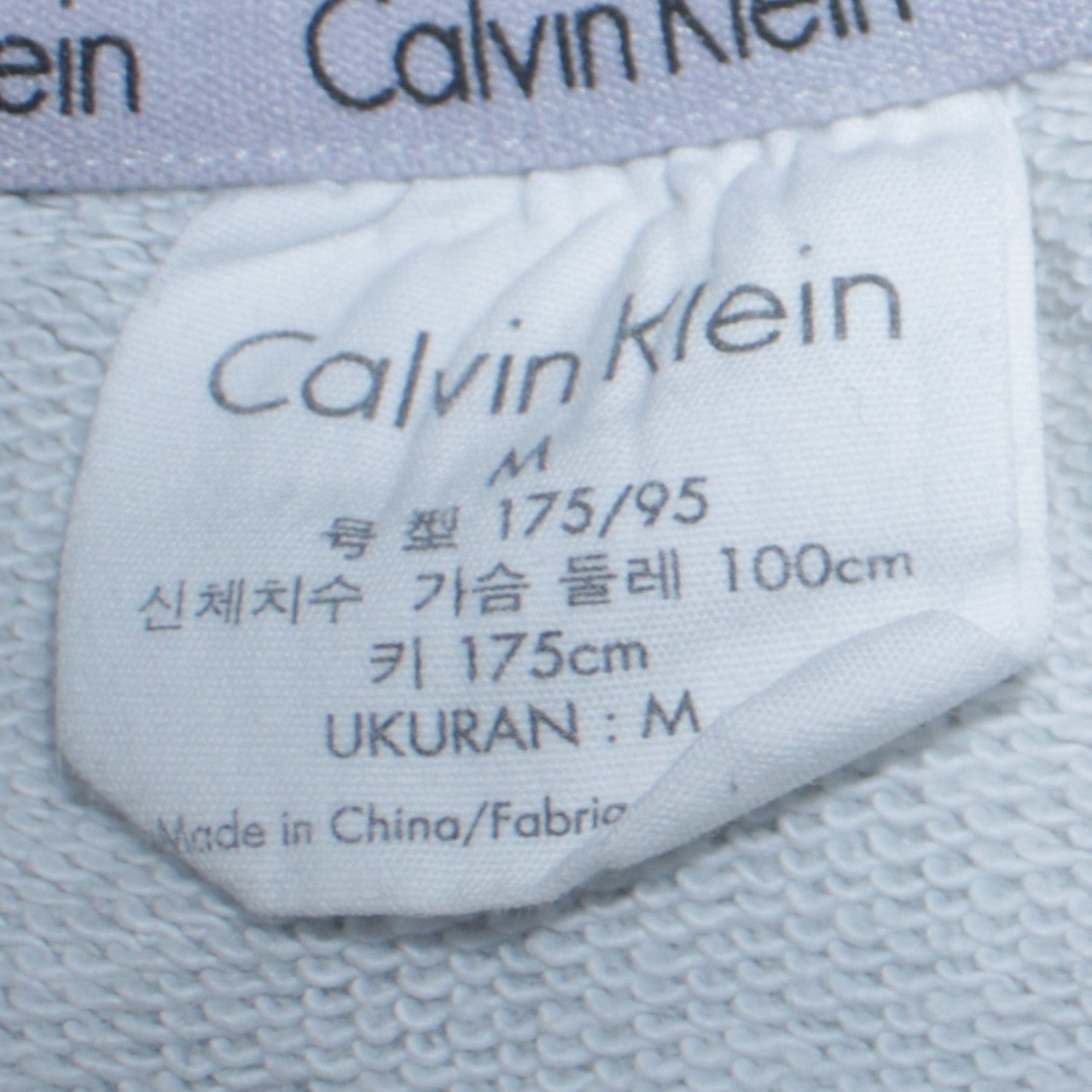 Womens UK Size M Calvin Klein Grey Pullover Sweatshirt