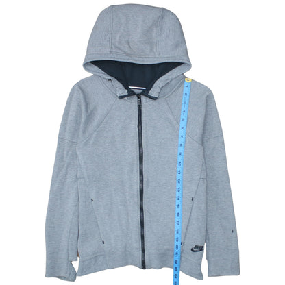 Mens UK Size S Nike Grey Full Zip Hoodie