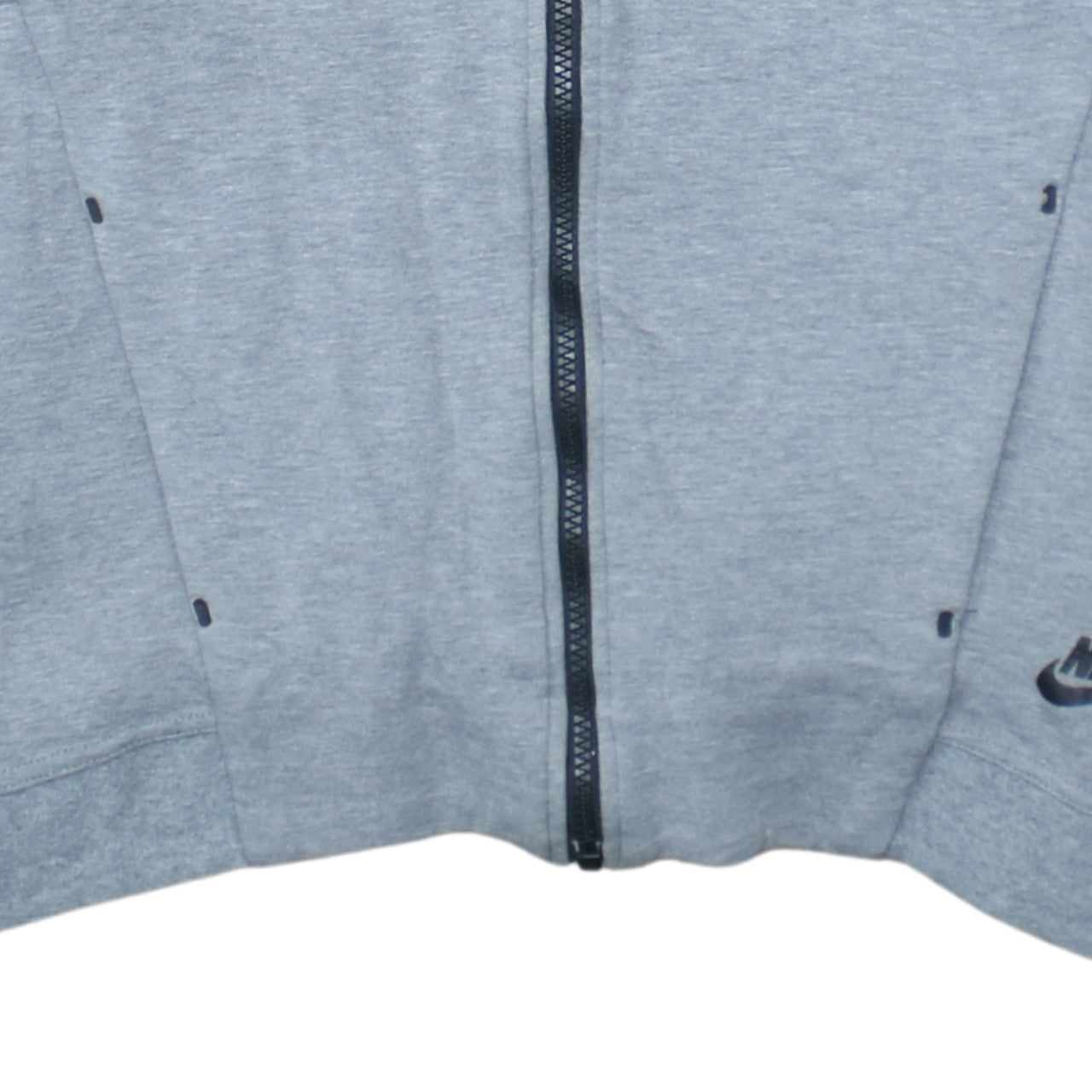 Mens UK Size S Nike Grey Full Zip Hoodie
