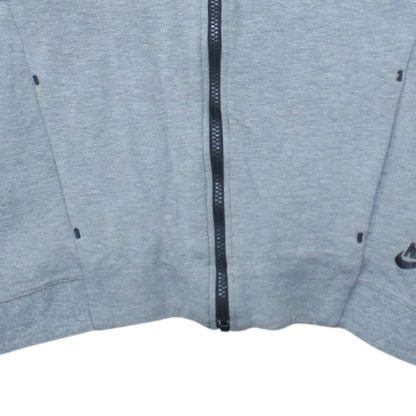 Mens UK Size S Nike Grey Full Zip Hoodie