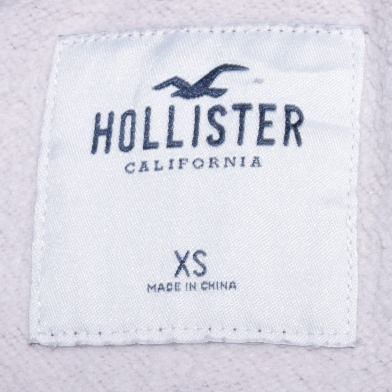 Womens UK Size XS Hollister Pink Pullover Hoodie