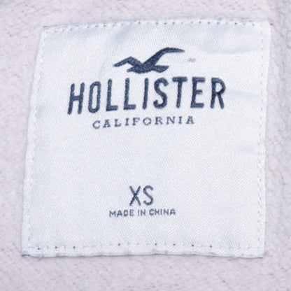 Womens UK Size XS Hollister Pink Pullover Hoodie