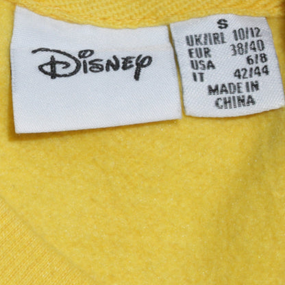 Womens UK Size 10/12 Disney Yellow Pullover Sweatshirt