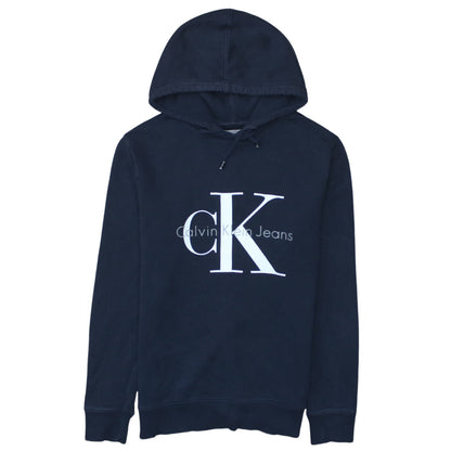 Mens UK Size S Calvin Klein Jeans Blue Pullover Hoodie