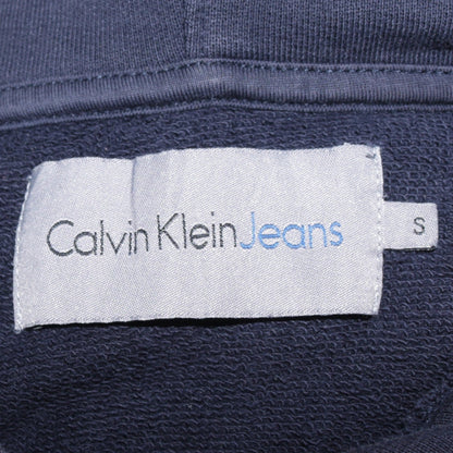 Mens UK Size S Calvin Klein Jeans Blue Pullover Hoodie