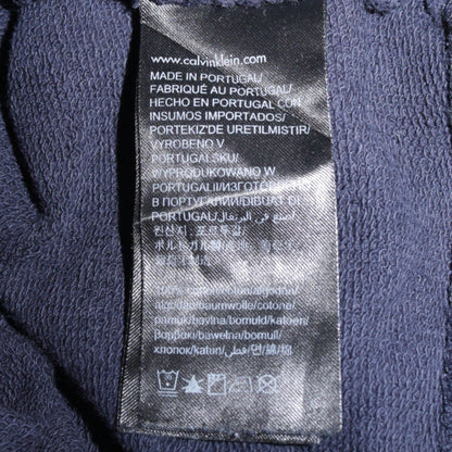 Mens UK Size S Calvin Klein Jeans Blue Pullover Hoodie