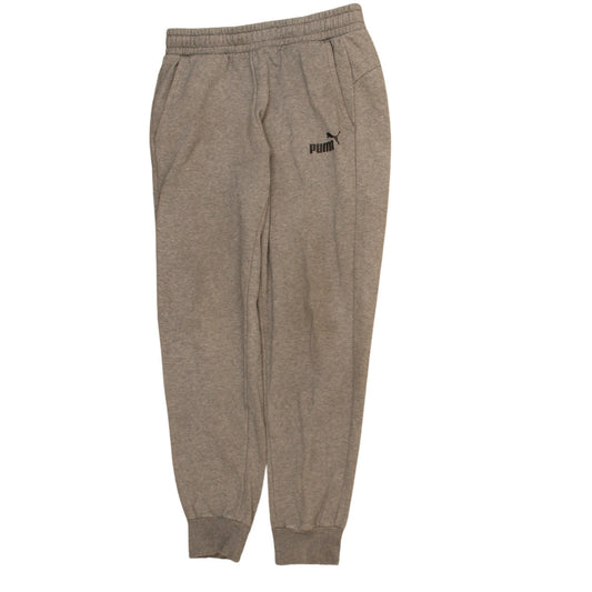 Mens UK Size M PUMA Regular Fit Jogger Grey Trousers
