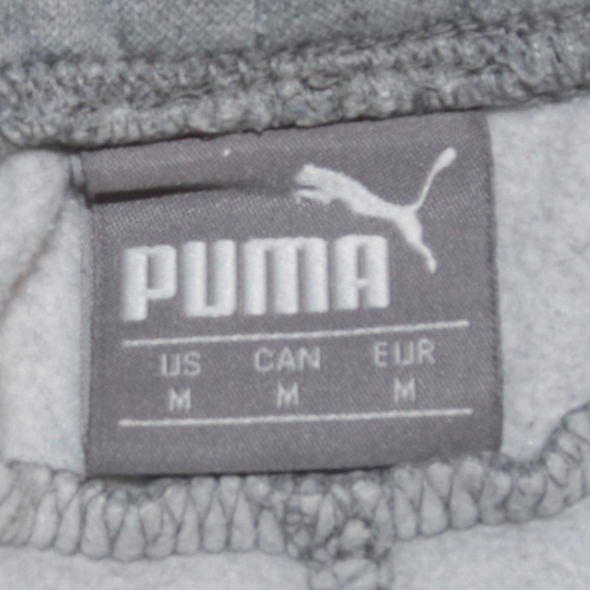 Mens UK Size M PUMA Regular Fit Jogger Grey Trousers
