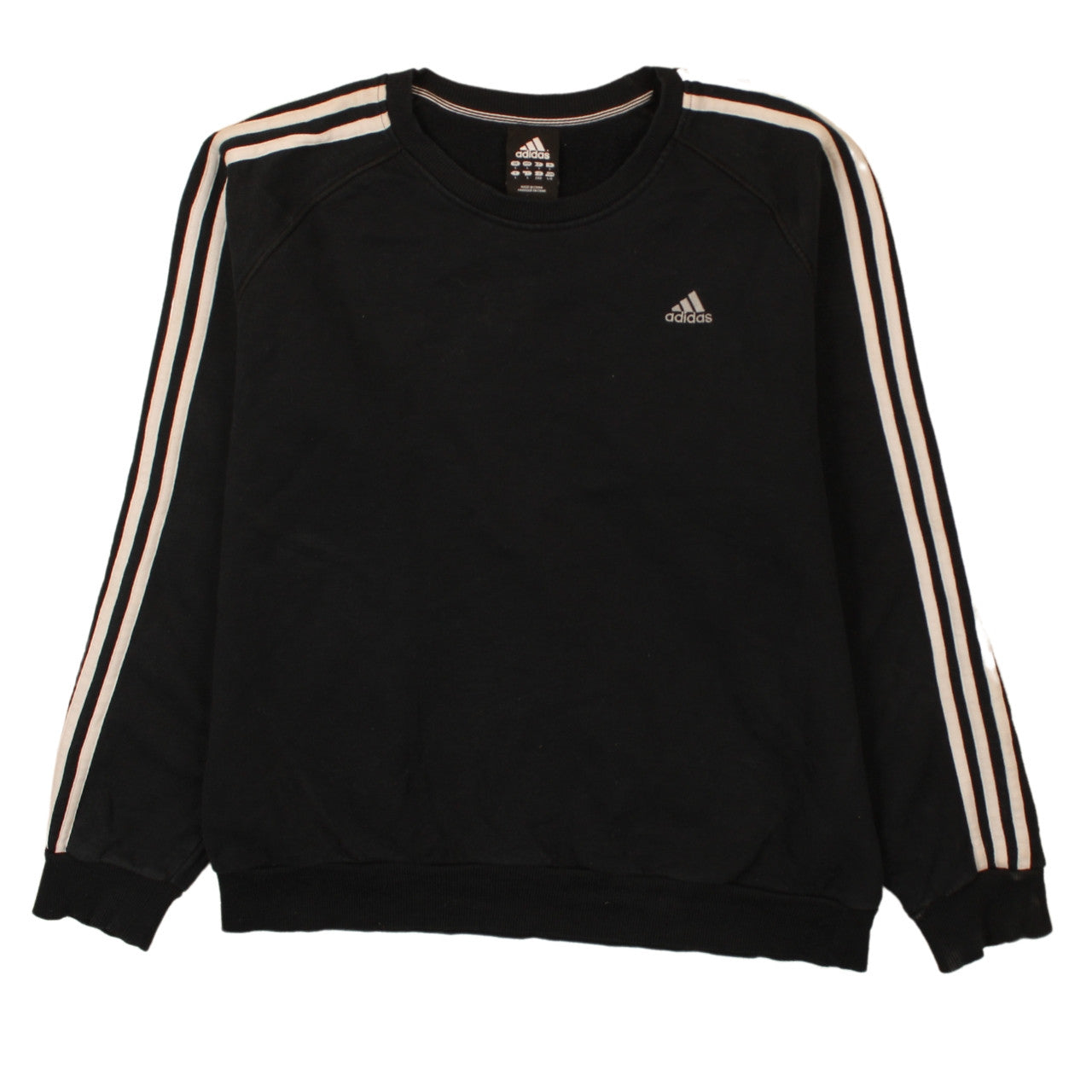 Mens UK Size L adidas Black Pullover Sweatshirt