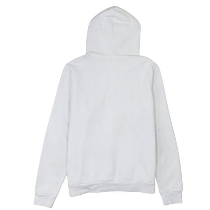Womens UK Size L PUMA White Pullover Hoodie