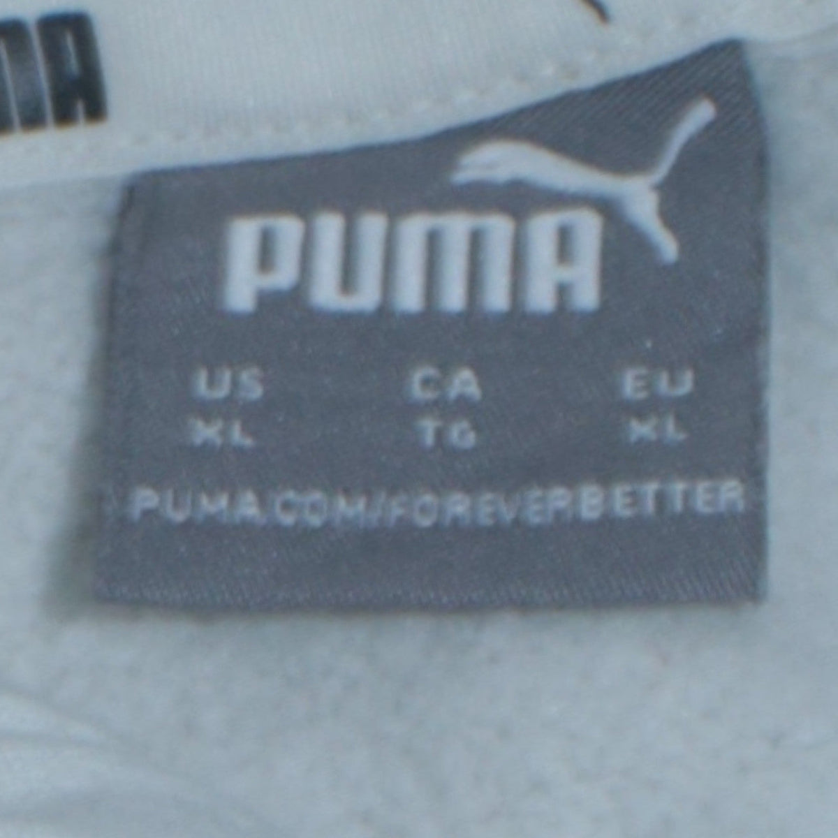 Womens UK Size L PUMA White Pullover Hoodie