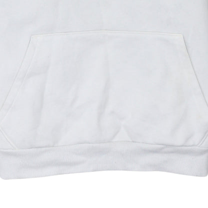Womens UK Size L PUMA White Pullover Hoodie