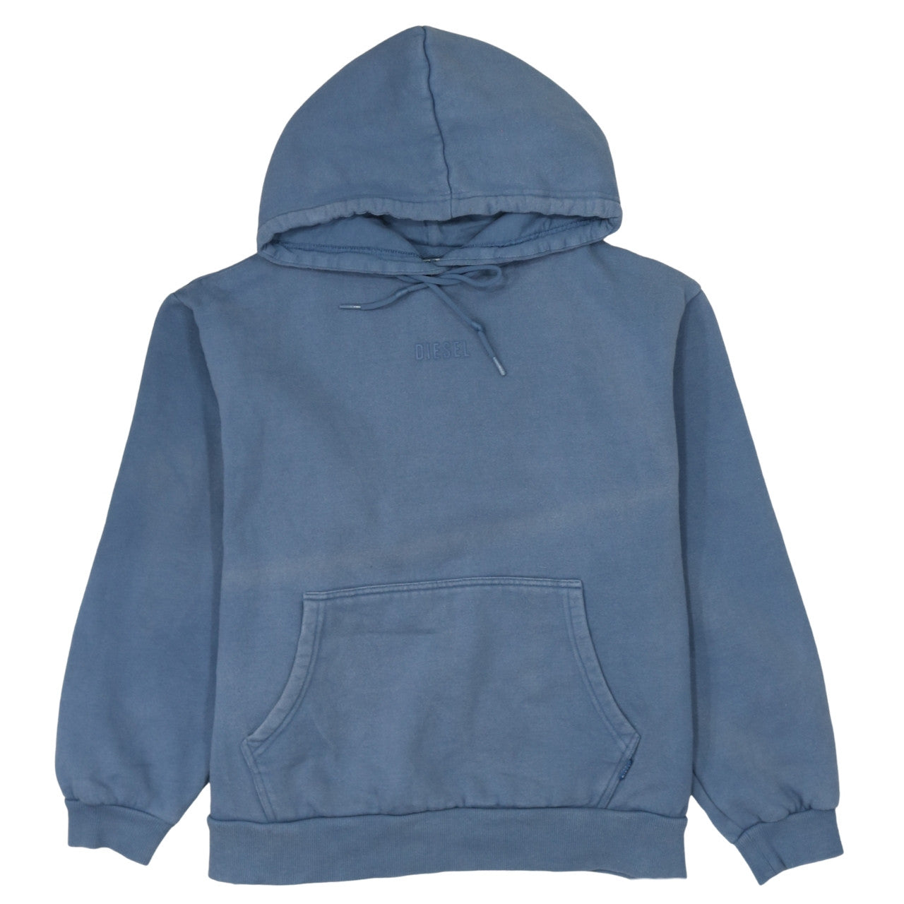Mens UK Size S Diesel Blue Pullover Hoodie