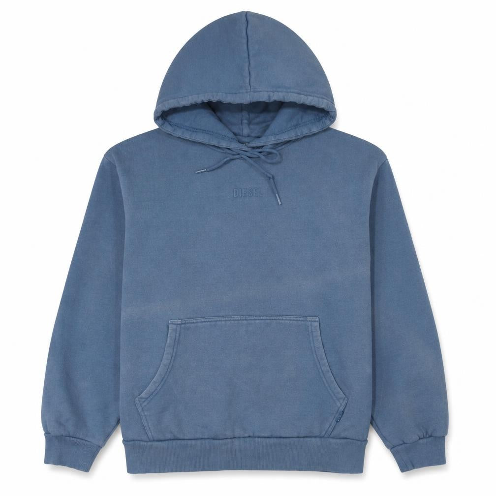 Mens UK Size S Diesel Blue Pullover Hoodie