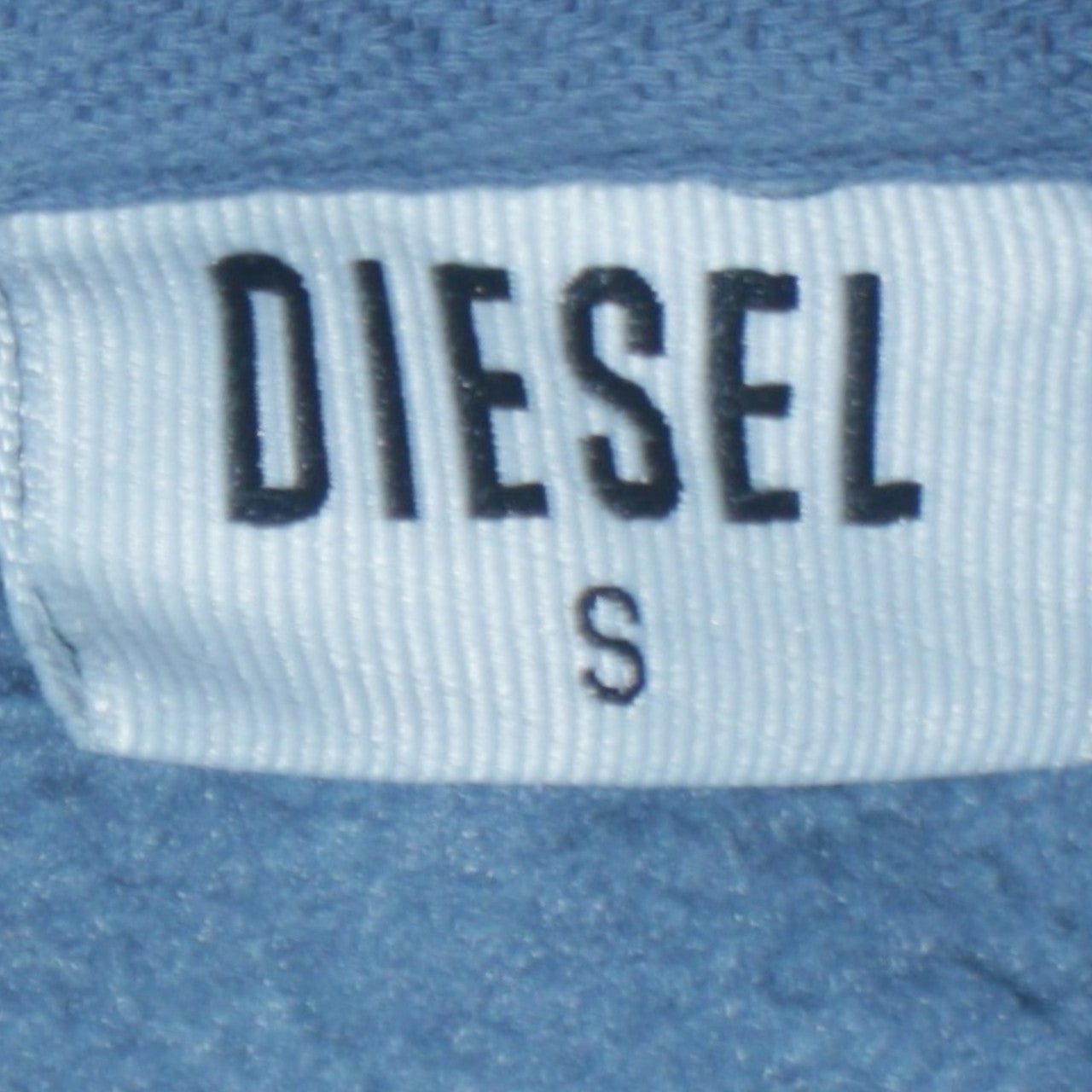 Mens UK Size S Diesel Blue Pullover Hoodie