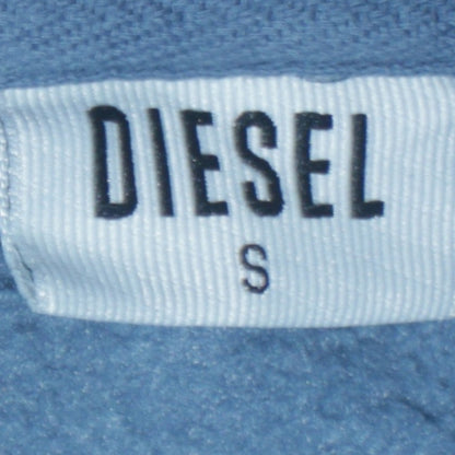 Mens UK Size S Diesel Blue Pullover Hoodie