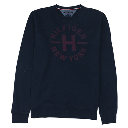 Mens UK Size XL Tommy Hilfiger Blue Pullover Sweatshirt
