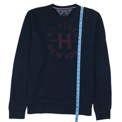 Mens UK Size XL Tommy Hilfiger Blue Pullover Sweatshirt