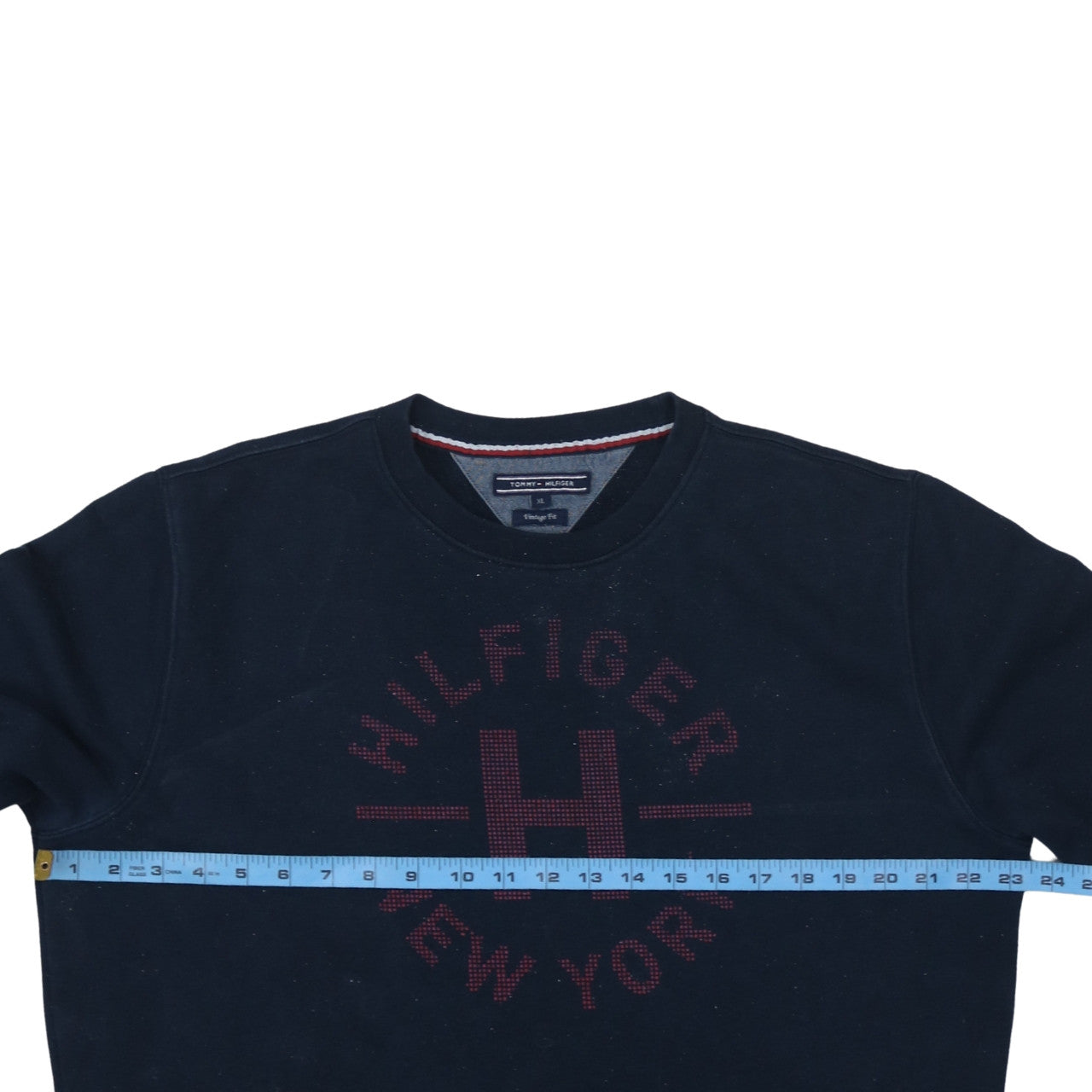 Mens UK Size XL Tommy Hilfiger Blue Pullover Sweatshirt