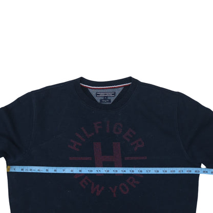 Mens UK Size XL Tommy Hilfiger Blue Pullover Sweatshirt