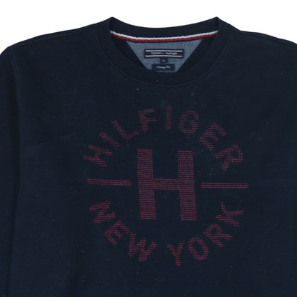 Mens UK Size XL Tommy Hilfiger Blue Pullover Sweatshirt