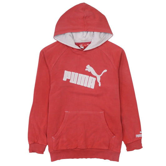 Teens UK Size 12 PUMA Red Pullover Hoodie