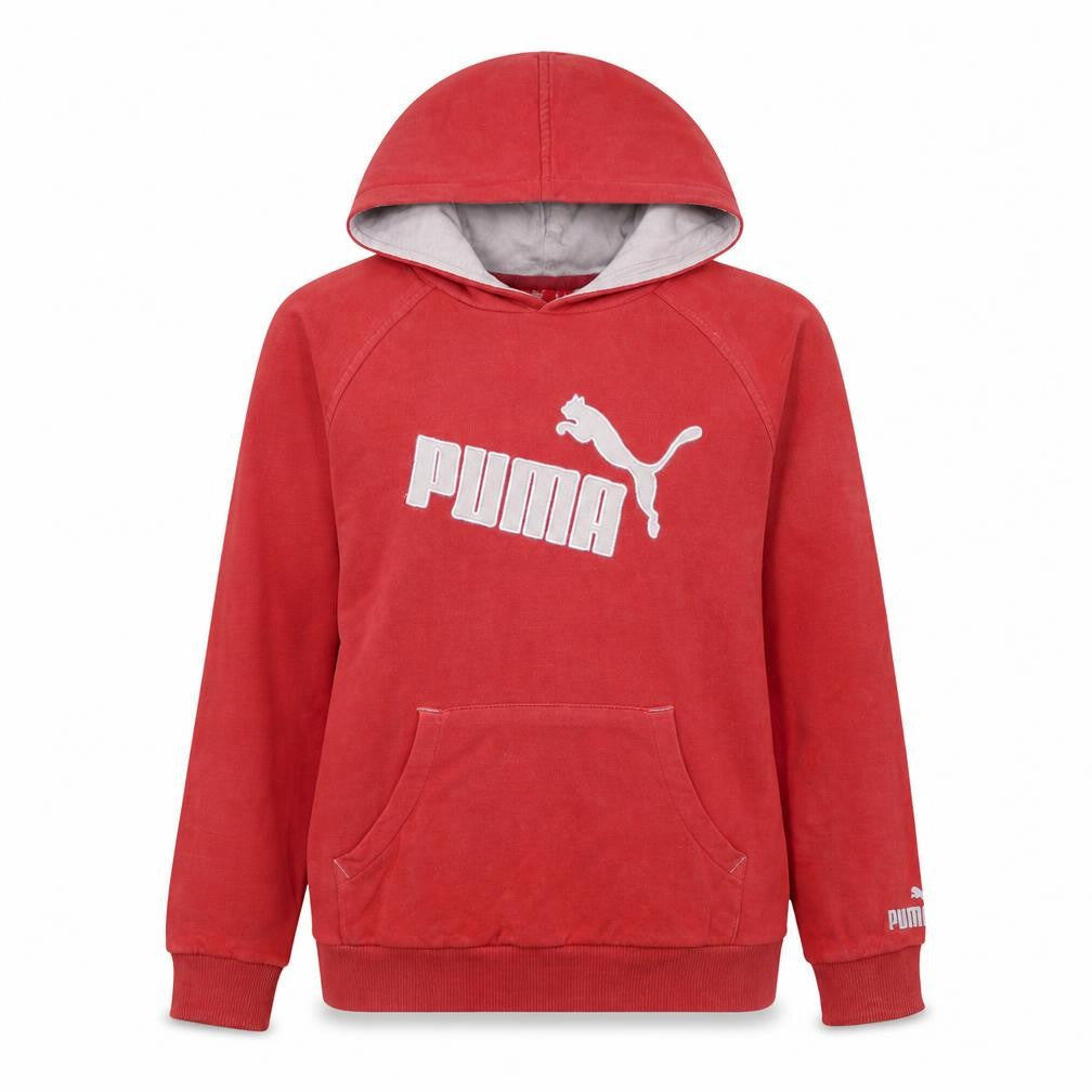 Teens UK Size 12 PUMA Red Pullover Hoodie