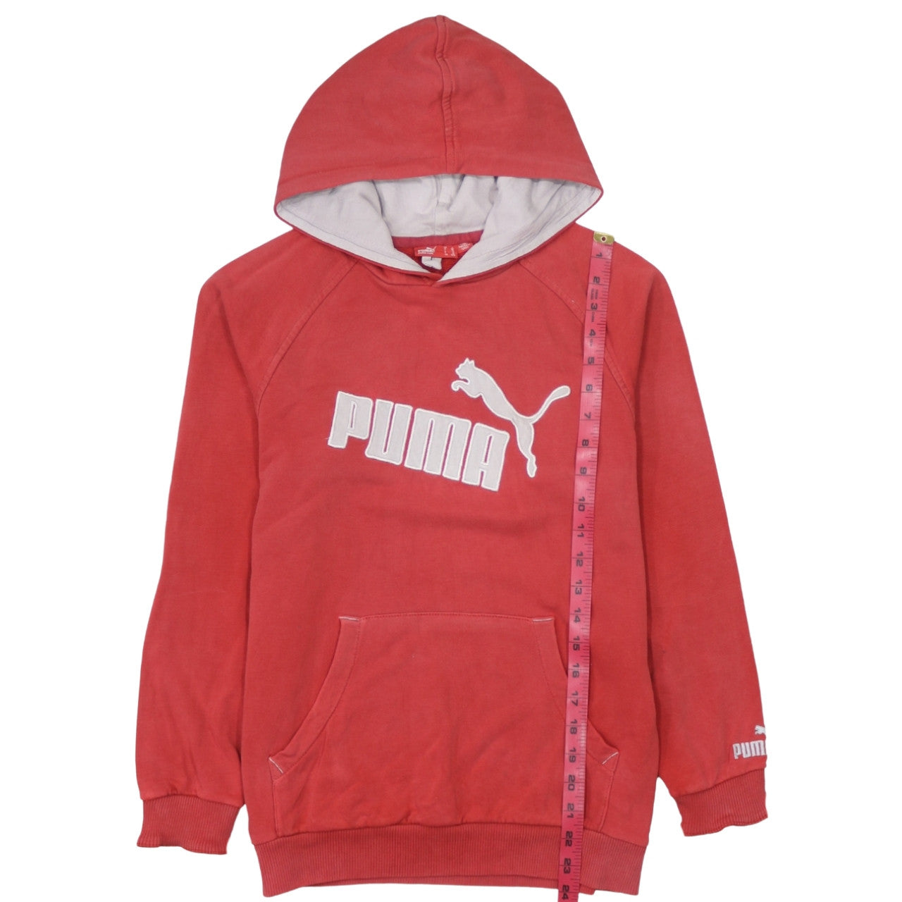 Teens UK Size 12 PUMA Red Pullover Hoodie