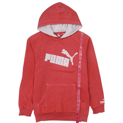 Teens UK Size 12 PUMA Red Pullover Hoodie