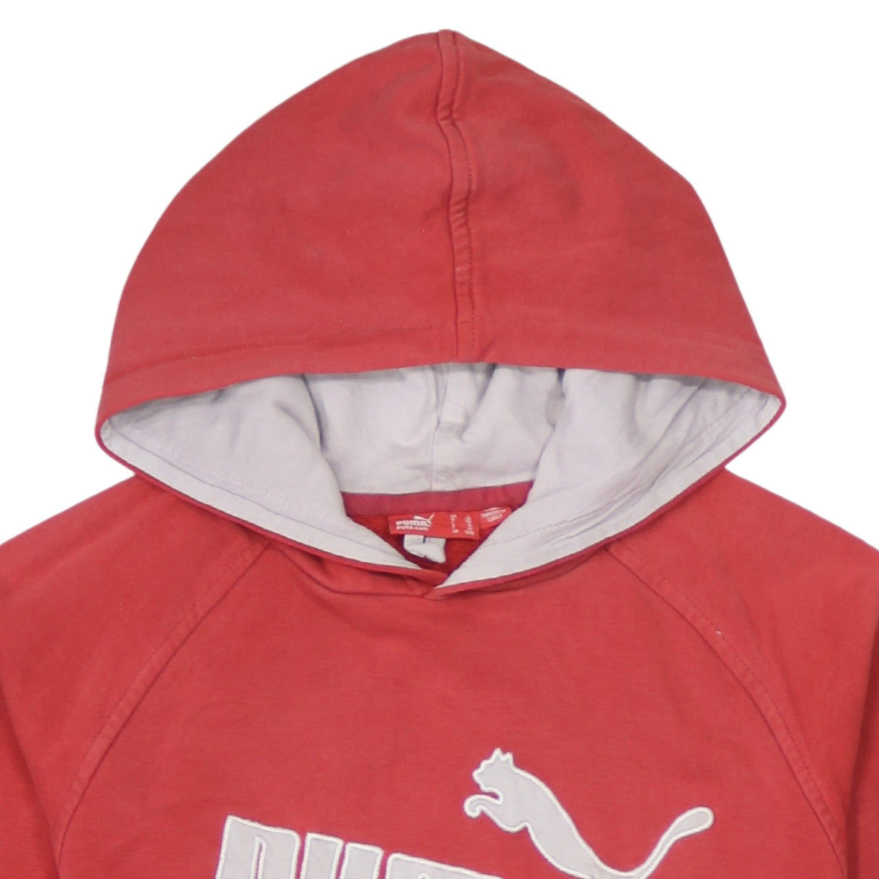 Teens UK Size 12 PUMA Red Pullover Hoodie