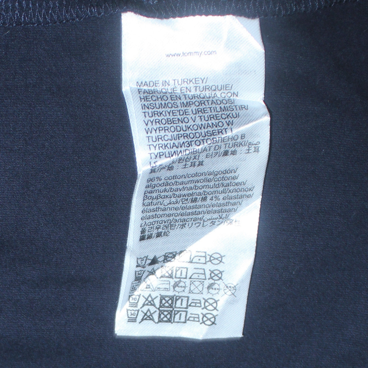 Mens UK Size M Tommy Hilfiger Blue  T-Shirt